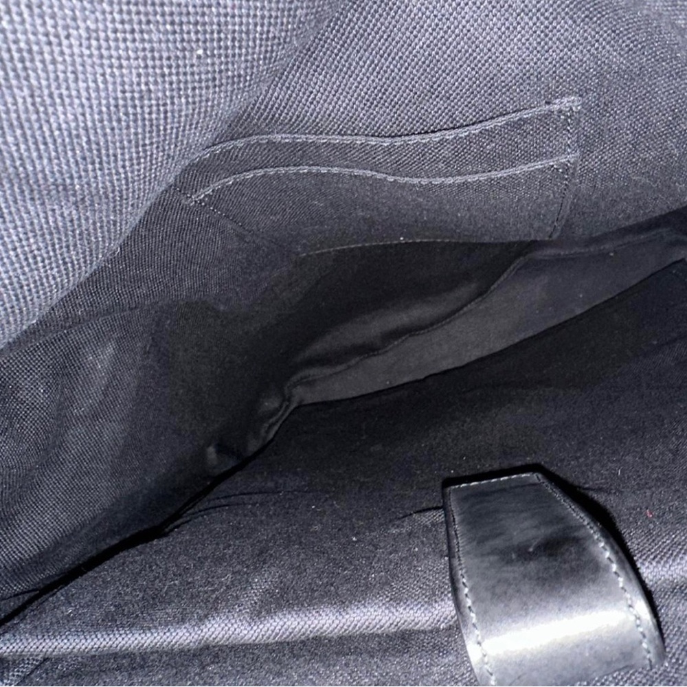 GUCCI GG SUPREME Soft Sided Coated Canvas Leather Black and Grey Backpack COA - Picture 14 of 17